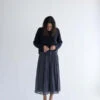 Kristensen Du NordSilk Skirt - Graphite 1 Kristensen Du NordSilk Skirt - Graphite -CYNTHIA Clothing Shop 362 Silk Skirt in Graphite 20230909203927