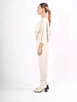 Issey MiyakeA-POC Roar Top - Greige -CYNTHIA Clothing Shop A POC Roar Top in Greige by Pleats Please Issey Miyake 20231101214006 2