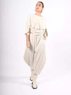 Issey MiyakeA-POC Roar Top - Greige -CYNTHIA Clothing Shop A POC Roar Top in Greige by Pleats Please Issey Miyake 20231101214006