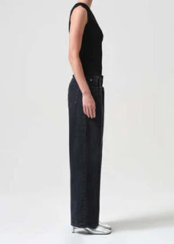 AGOLDEYasmin Asymmetric Tank - Black 10 AGOLDEYasmin Asymmetric Tank - Black -CYNTHIA Clothing Shop AGolde Yasmin Asymmetric Tank in Black 20231023002401 1