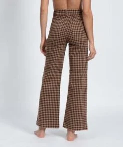Mabel And MossASKK NY Sailor Pant Plaid - Camel -CYNTHIA Clothing Shop ASKK NY Sailor Pant Plaid Camel 20231028054028 1