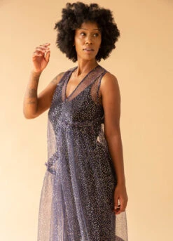 Ali GoldenV-Neck Sequin Ruffle Dress - Black Sequin 9 Ali GoldenV-Neck Sequin Ruffle Dress - Black Sequin -CYNTHIA Clothing Shop Ali Golden V Neck Sequin Ruffle Dress 20231020200115 1