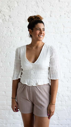 NLTAlina Rib Shorts - Sand 3 NLTAlina Rib Shorts - Sand