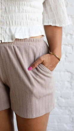 NLTAlina Rib Shorts - Sand 7 NLTAlina Rib Shorts - Sand -CYNTHIA Clothing Shop Alina Rib Shorts 20230816010931 1