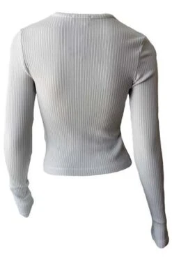 AGOLDEAlma Shrunken Crew Neck Top - Powder 7 AGOLDEAlma Shrunken Crew Neck Top - Powder -CYNTHIA Clothing Shop Alma Shrunken Crew Neck Top 20220817220447 1