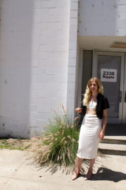 Angie BauerJen Skirt - Alabaster -CYNTHIA Clothing Shop Angie Bauer Jen Skirt in Alabaster 20200615014936