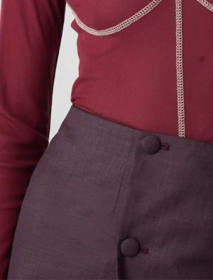 AtoirX Lara Worthington 003 Skirt - Purple 7 AtoirX Lara Worthington 003 Skirt - Purple - Image 5