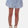 Blue&CreamAvery Poplin Short - Blue -CYNTHIA Clothing Shop Avery Poplin Short Blue 20230911034930