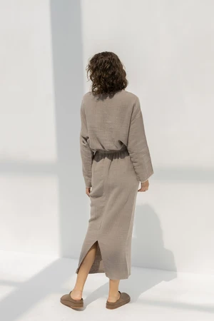 Black CraneLoose Top - Light Stone 7 Black CraneLoose Top - Light Stone - Image 5