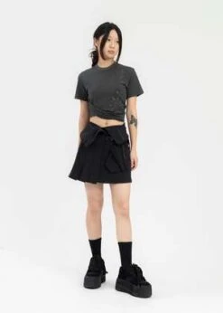 Hyein SeoPLEATED MINI SKIRT - BLACK 11 Hyein SeoPLEATED MINI SKIRT - BLACK -CYNTHIA Clothing Shop BLACK PLEATED MINI SKIRT 20231022232321 2