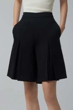 JING YUJing Yu Wool Shorts - Black -CYNTHIA Clothing Shop BLACK WOOL SHORTS 20230506202516 4