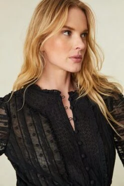 LoveShackFancyBaine Top - Black -CYNTHIA Clothing Shop Baine Top 20231018221249 2