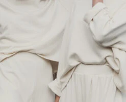 ESSER STUDIOBamboo Ribbed Knit Shorts Beur - White -CYNTHIA Clothing Shop Bamboo ribbed knit shorts Beur White 20221207013950