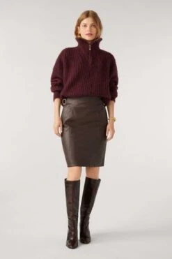 Bash ParisSelena Skirt - Brown