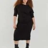 MegBatwing Skinny Dress - Black 2 MegBatwing Skinny Dress - Black -CYNTHIA Clothing Shop Batwing Skinny Dress Black 20230918220736