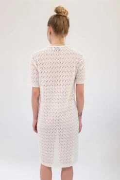 BeklinaLace T Shirt Dress - Ivory -CYNTHIA Clothing Shop Beklina Lace T Shirt Dress Ivory 20230904041621