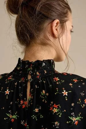 BelleroseHanae Dress - Ebony Floral 5 BelleroseHanae Dress - Ebony Floral - Image 3