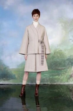 Benjamin BenmoyalWide Quilted Shorts - Beige -CYNTHIA Clothing Shop Benjamin Benmoyal Wide Quilted Shorts Beige 20230614185245