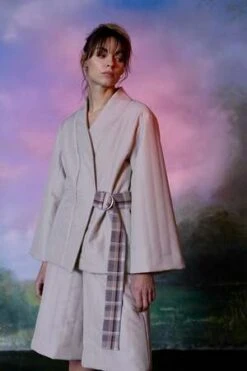 Benjamin BenmoyalWide Quilted Shorts - Beige -CYNTHIA Clothing Shop Benjamin Benmoyal Wide Quilted Shorts Beige 20230614185246