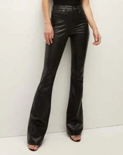 Veronica BeardBeverly Skinny-Flare Vegan Leather Pant