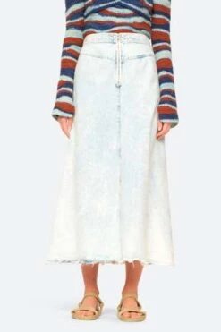 Sea New YorkBirdie Skirt - Bleached Denim -CYNTHIA Clothing Shop Birdie Skirt 20220604050732 1
