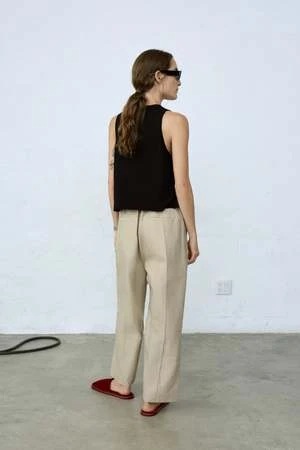 CorderaPantalon Tailleur Drap - Grill 4 CorderaPantalon Tailleur Drap - Grill - Image 2