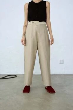 CorderaPantalon Tailleur Drap - Grill