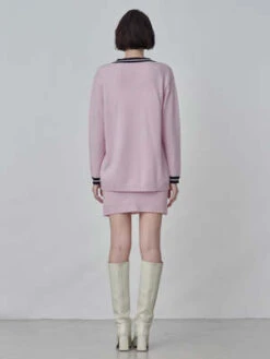 PureCashmere NYCCashmere Mini Skirt - Pink 11 PureCashmere NYCCashmere Mini Skirt - Pink -CYNTHIA Clothing Shop Cashmere Mini Skirt Pink 20230925213026 2