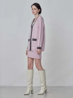 PureCashmere NYCCashmere Mini Skirt - Pink