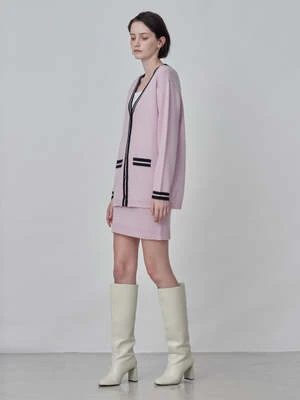 PureCashmere NYCCashmere Mini Skirt - Pink 3 PureCashmere NYCCashmere Mini Skirt - Pink