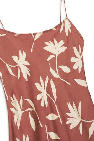 Anine BingChloe Dress - Terracotta Daisy Print 4 Anine BingChloe Dress - Terracotta Daisy Print - Image 2