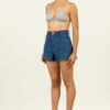 Toit VolantCindy Mini Shorts - Blue -CYNTHIA Clothing Shop Cindy Mini Shorts 20230427021804
