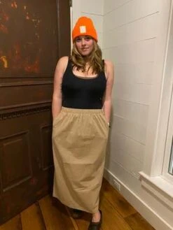 ConradoSydney Pull On Midi Skirt - Khaki -CYNTHIA Clothing Shop Conrado Sydney Pull On Midi Skirt Khaki 20230304205205