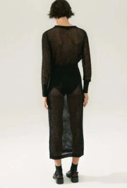 Silk LaundryCrochet Straight Skirt 10 Silk LaundryCrochet Straight Skirt -CYNTHIA Clothing Shop Crochet straight skirt 20230524091622 2