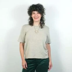 Velouria BoutiqueDakota 100% Hemp Cropped Tee - Canvas 10 Velouria BoutiqueDakota 100% Hemp Cropped Tee - Canvas -CYNTHIA Clothing Shop Dakota 100 Hemp Cropped Tee Canvas 20231008023031 1