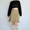 NYU NYUDeep Slit Midi Skirt - Khaki 2 NYU NYUDeep Slit Midi Skirt - Khaki -CYNTHIA Clothing Shop Deep Slit Midi Skirt 20221020192918