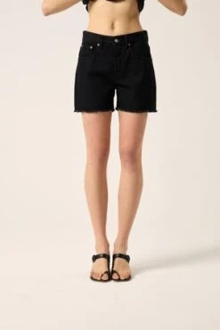 MM6 Maison MargielaDenim Shorts - Black -CYNTHIA Clothing Shop Denim shorts Black MM6 MAISON MARGIELA 20230223144500 1