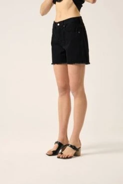 MM6 Maison MargielaDenim Shorts - Black -CYNTHIA Clothing Shop Denim shorts Black MM6 MAISON MARGIELA 20230223144501