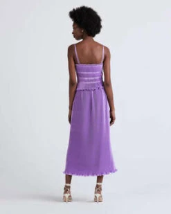 Derek LamBrisha Pleated Cami Dress - Lavender -CYNTHIA Clothing Shop Derek Lam Brisha Pleated Cami Dress Lavender 20230714184626 1