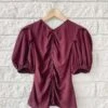 Ulla JohnsonElise Top - Mahogany