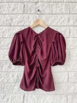 Ulla JohnsonElise Top - Mahogany
