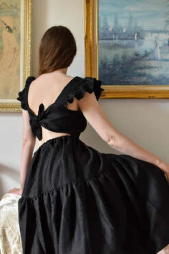 Eliza FaulknerAngelica Dress - Black Linen 17 Eliza FaulknerAngelica Dress - Black Linen -CYNTHIA Clothing Shop Eliza Faulkner Angelica Dress Black Linen 20220429162241 1