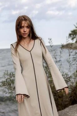 Eliza FaulknerClara Dress - Cream 19 Eliza FaulknerClara Dress - Cream -CYNTHIA Clothing Shop Eliza Faulkner Clara Dress Cream 20231003183252