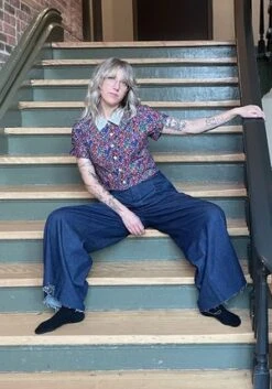 Eliza FaulknerLavoy Pants - Indigo Denim -CYNTHIA Clothing Shop Eliza Faulkner Lavoy Pants Indigo Denim 20211015155440 1