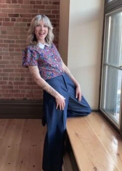 Eliza FaulknerLavoy Pants - Indigo Denim -CYNTHIA Clothing Shop Eliza Faulkner Lavoy Pants Indigo Denim 20211015155446