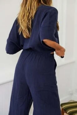 MAMÈNEEssential Linen Pant - Navy 7 MAMÈNEEssential Linen Pant - Navy -CYNTHIA Clothing Shop Essential Linen Pant Navy 20231026021352 2