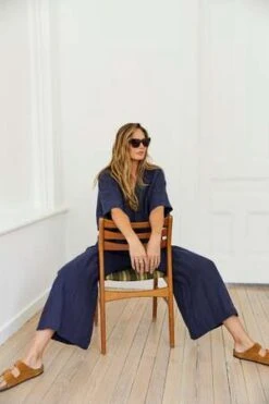 MAMÈNEEssential Linen Pant - Navy 8 MAMÈNEEssential Linen Pant - Navy -CYNTHIA Clothing Shop Essential Linen Pant Navy 20231026021353