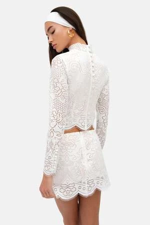 For Love & LemonsEzra Top - White 4 For Love & LemonsEzra Top - White - Image 2