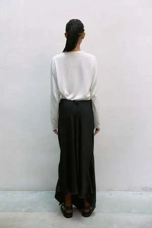 CorderaFLUID ASYMMETRIC SKIRT - Black 5 CorderaFLUID ASYMMETRIC SKIRT - Black - Image 3