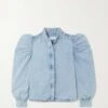 FrameGillian Gathered Denim Shirt - Light Wash 1 FrameGillian Gathered Denim Shirt - Light Wash -CYNTHIA Clothing Shop FRAME GILLIAN GATHERED DENIM SHIRT 20231028180604